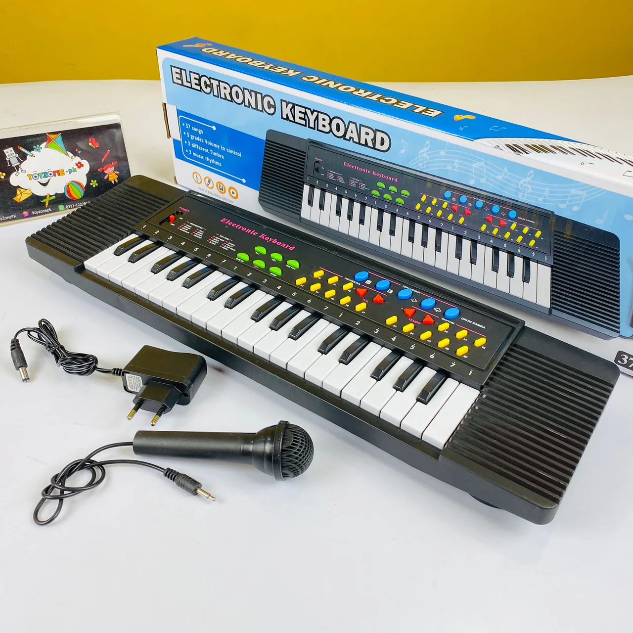 37 Keys Electronic Keyboard Piano with Microphone