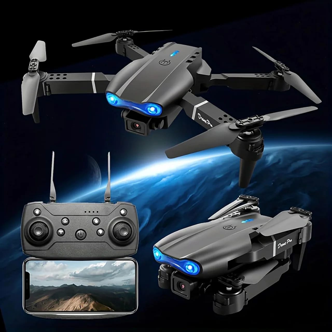 E99 Remote Control Quadcopter With Duel Camera