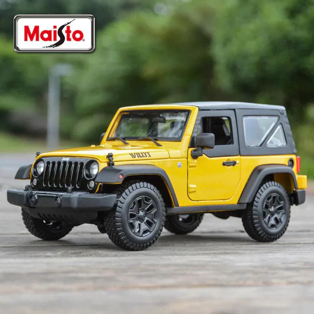 Maisto 118 2014 Jeep Wrangler Willys Die cast Model Car