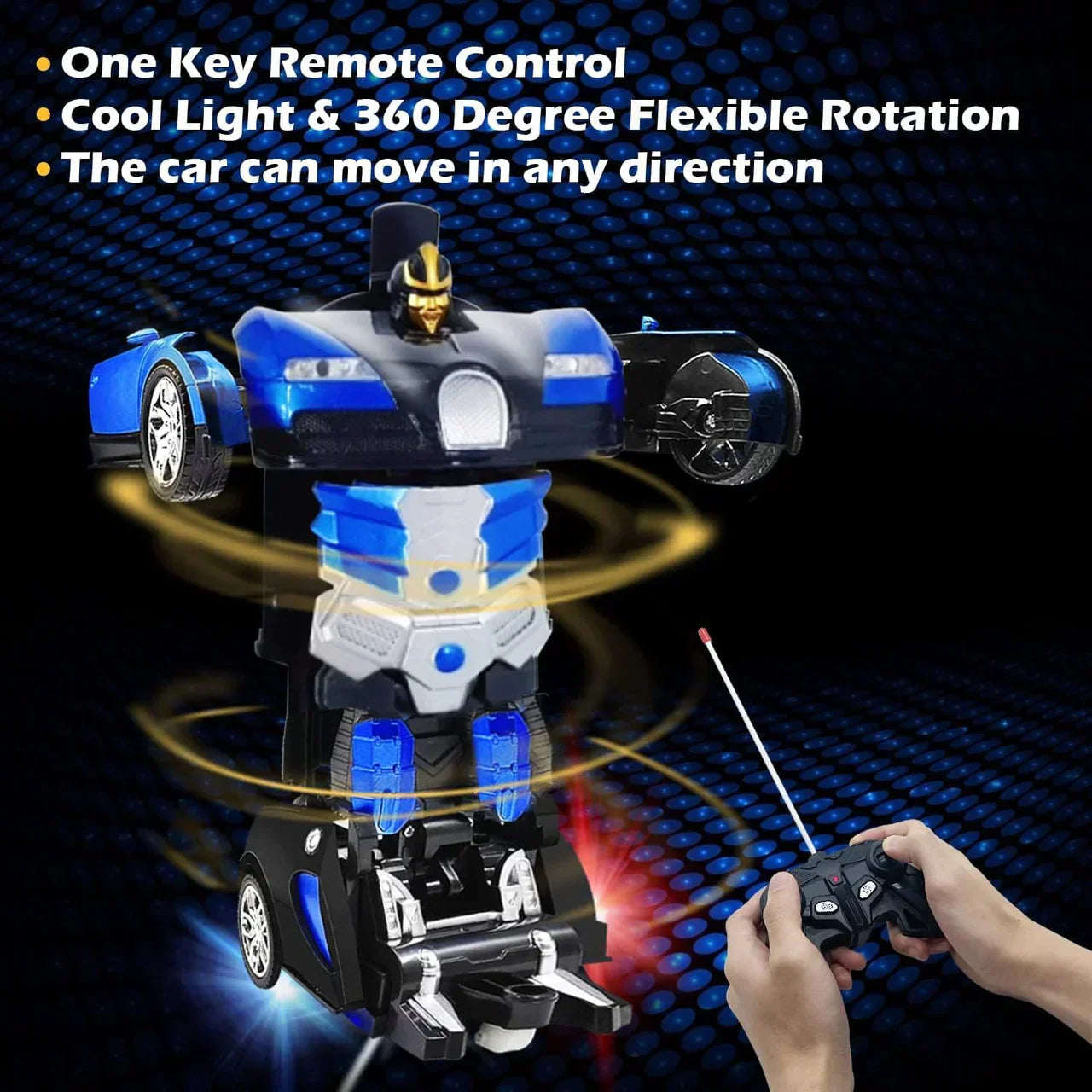 Remote Control Deformation Robot Car 2.4 Ghz 118 Scale