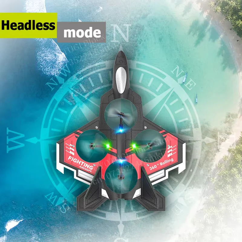 Remote Control Fighter Combat Aircraft With 360 Flip