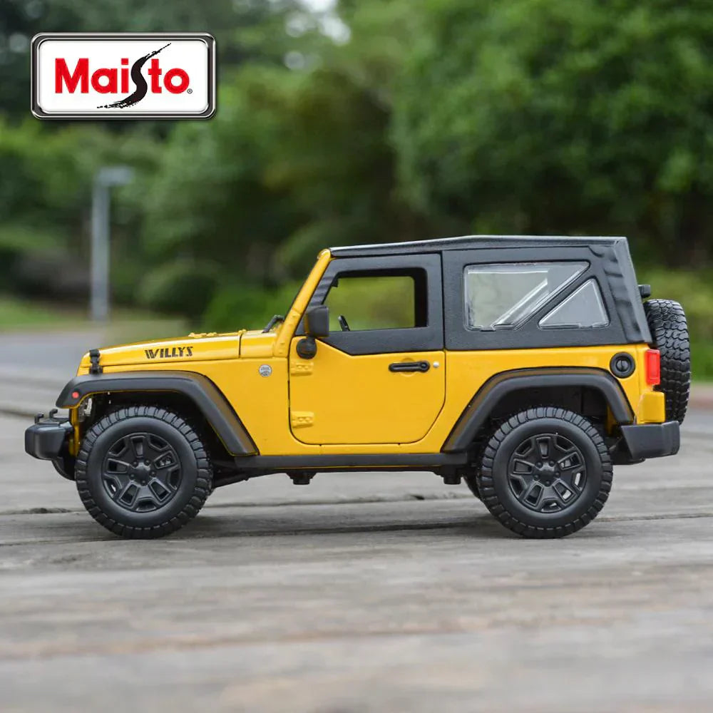 Maisto 118 2014 Jeep Wrangler Willys Die cast Model Car