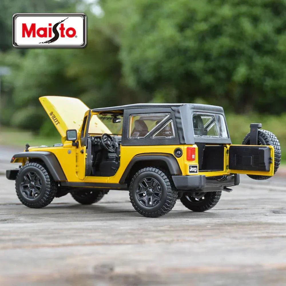 Maisto 118 2014 Jeep Wrangler Willys Die cast Model Car