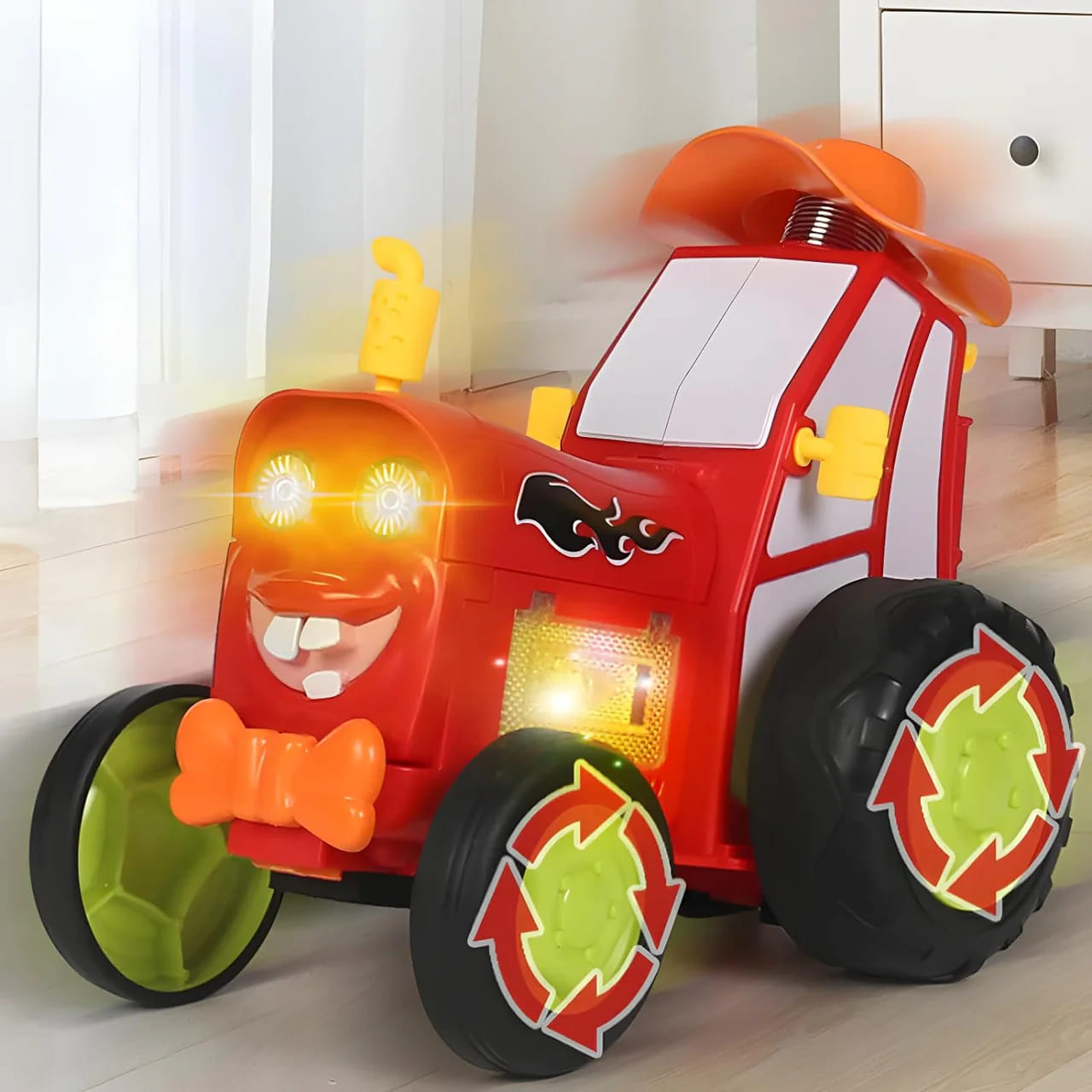 Crazy Jumping Tractor With Light & Sound