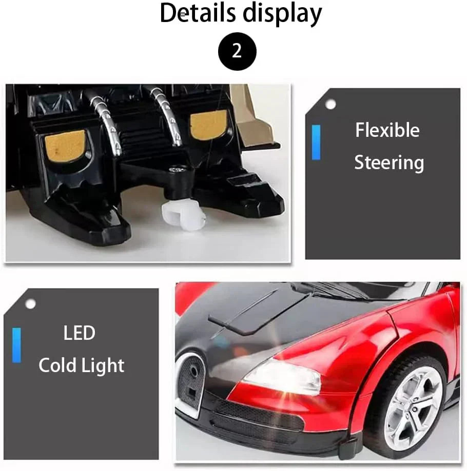 Remote Control Deformation Robot Car 2.4 Ghz 118 Scale