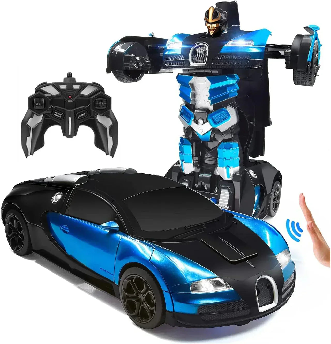 Remote Control Deformation Robot Car 2.4 Ghz 118 Scale